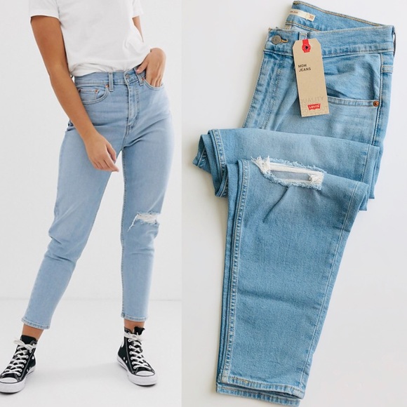 levis high rise mom jeans
